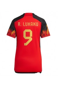 België Romelu Lukaku #9 Voetbaltruitje Thuis tenue Dames WK 2022 Korte Mouw